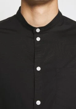 Pier One Muscle Fit Stand- Shirt - Black -Boutique Fashion Men's Discount Store 01a56e70d10b4a71b94bb241030a68ea