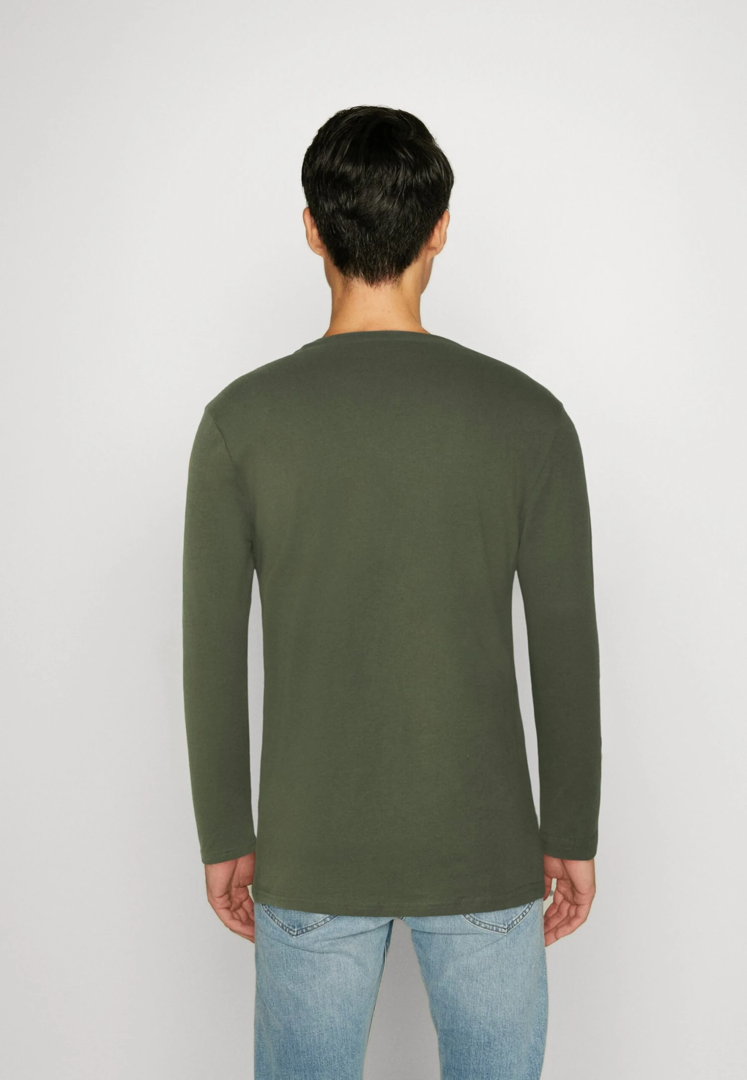 Pier One 2 Pack - Long Sleeved Top - Off-White/Dark Green 3 Pier One 2 Pack - Long Sleeved Top - Off-White/Dark Green - Image 3