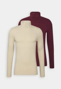 Pier One 2 Pack - Long Sleeved Top - Beige/Bordeaux 11 Pier One 2 Pack - Long Sleeved Top - Beige/Bordeaux -Boutique Fashion Men's Discount Store 083e6d68bc49437384fd817889cdca43