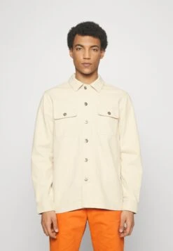 Boutique Fashion Men's Discount Store 16 Pier One Undyed Twill- Denim Jacket - White