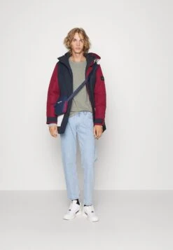 Pier One 5 Pack - Long Sleeved Top - Black/Dark Blue/Stone