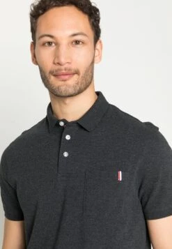 Pier One Tricolore Trim- Polo Shirt - Dark Grey -Boutique Fashion Men's Discount Store 0dfeee19037545a69c6630d8c2f8d99a