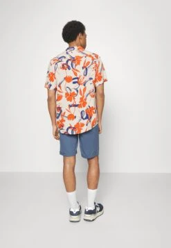 Pier One Linen Blend Drawcord Shorts- Shorts - Blue -Boutique Fashion Men's Discount Store 0fefc1229bd140f59c628594c0f5cb16