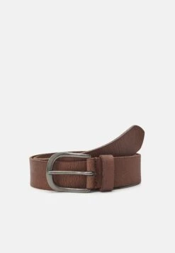 Pier One Leather Unisex - Belt -Dark Brown