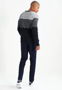 Pier One Jumper - Mottled Dark Blue -Boutique Fashion Men's Discount Store 12e6598f91134da6abdeac49efb1d821