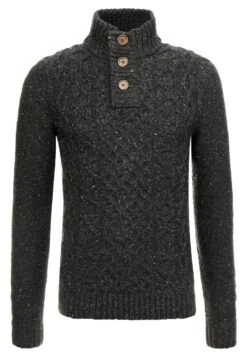 Pier One Jumper - Mottled Dark Grey 8 Pier One Jumper - Mottled Dark Grey -Boutique Fashion Men's Discount Store 13d1d81068fa4915ac5e622c1f1b8077