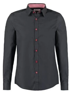 Pier One Shirt - Black/Red -Boutique Fashion Men's Discount Store 1457bf032630407d91c460f9847681a9
