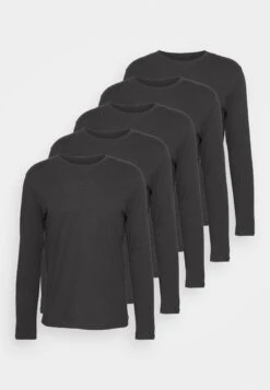 Pier One 5 Pack - Long Sleeved Top -Black 8 Pier One 5 Pack - Long Sleeved Top -Black -Boutique Fashion Men's Discount Store 149f5e70ba6e42e8ae9d19901f8f1dd0