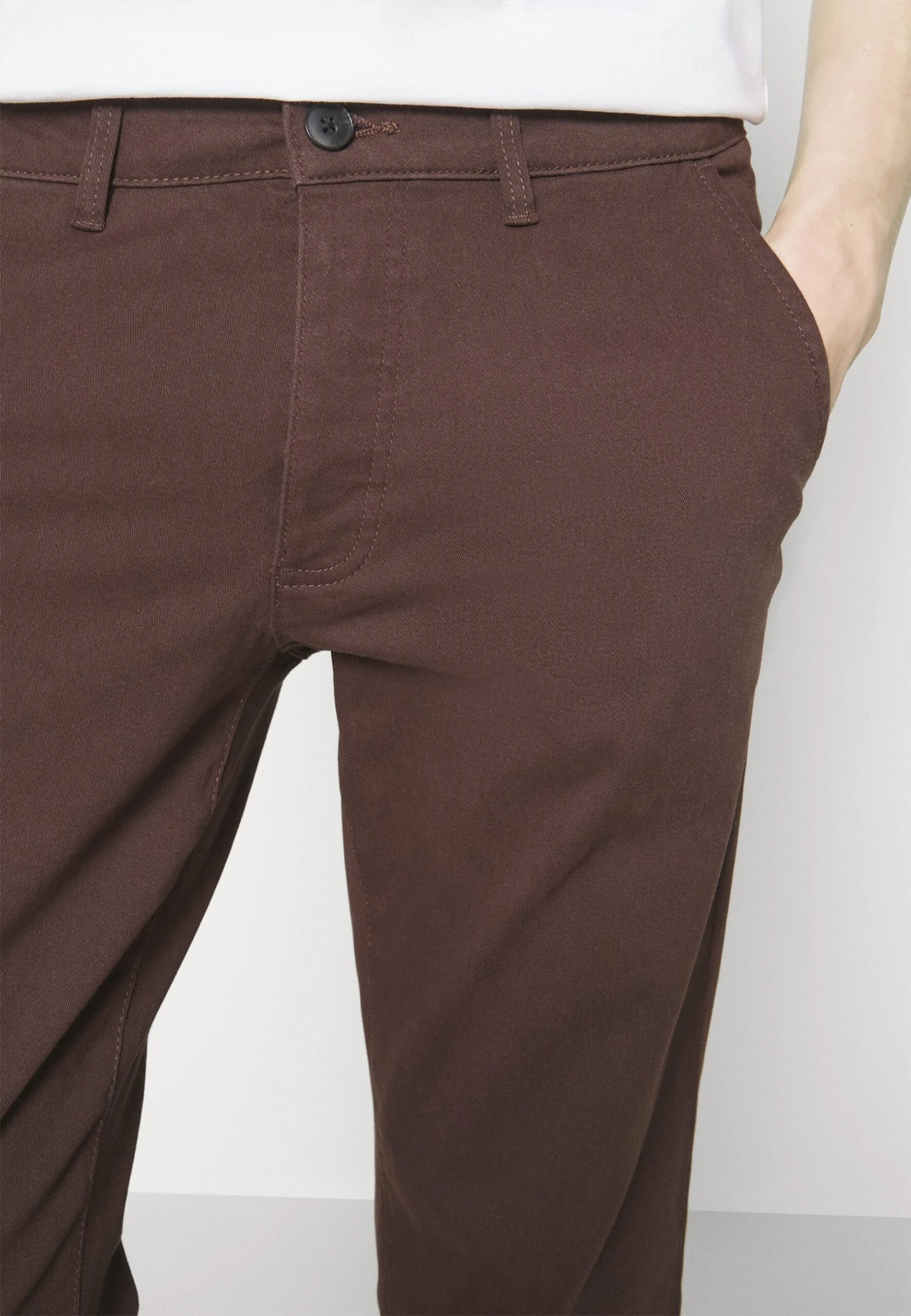 Pier One Chinos - Dark Brown 5 Pier One Chinos - Dark Brown - Image 5