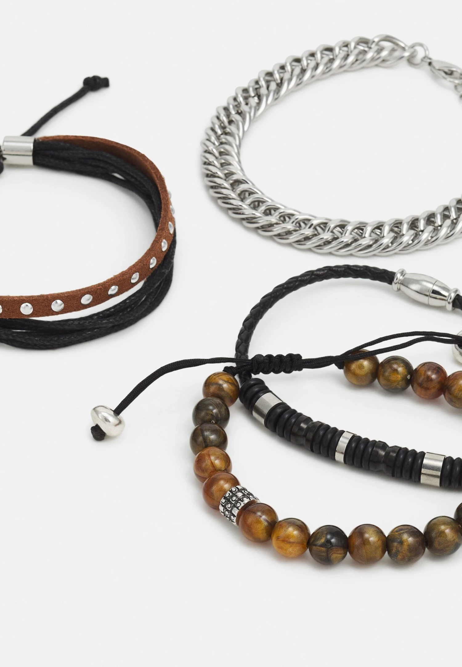 Pier One 4 Pack - Bracelet - Silver-Coloured 3 Pier One 4 Pack - Bracelet - Silver-Coloured - Image 3