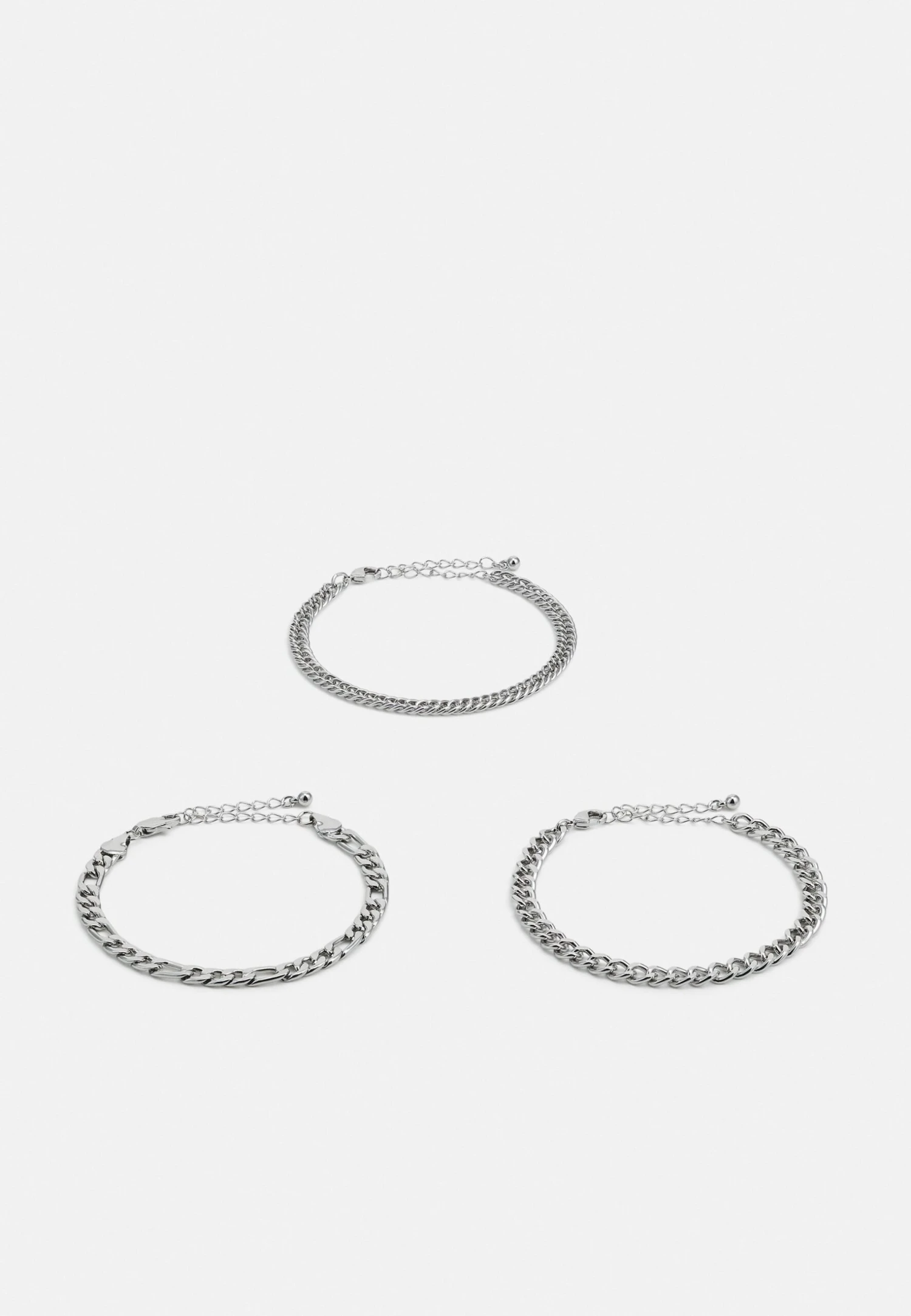 Pier One 3 Pack - Bracelet - Silver-Coloured 1 Pier One 3 Pack - Bracelet - Silver-Coloured
