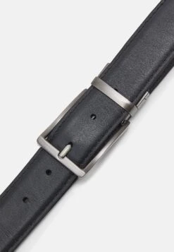 Pier One Leather - Belt Business - Black/Brown -Boutique Fashion Men's Discount Store 1ecd5bb13a594316843ed92c891d7473