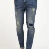 Pier One Slim Fit Jeans - Destroyed Denim