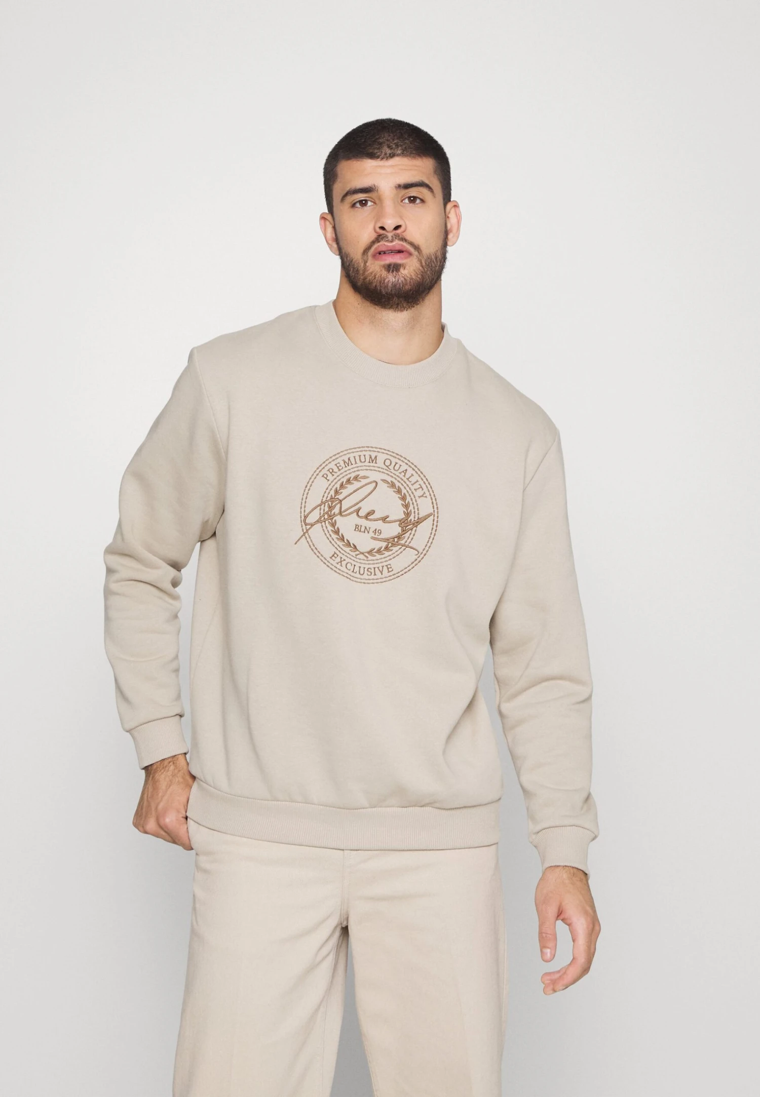 Pier One Sweatshirt - Beige 1 Pier One Sweatshirt - Beige