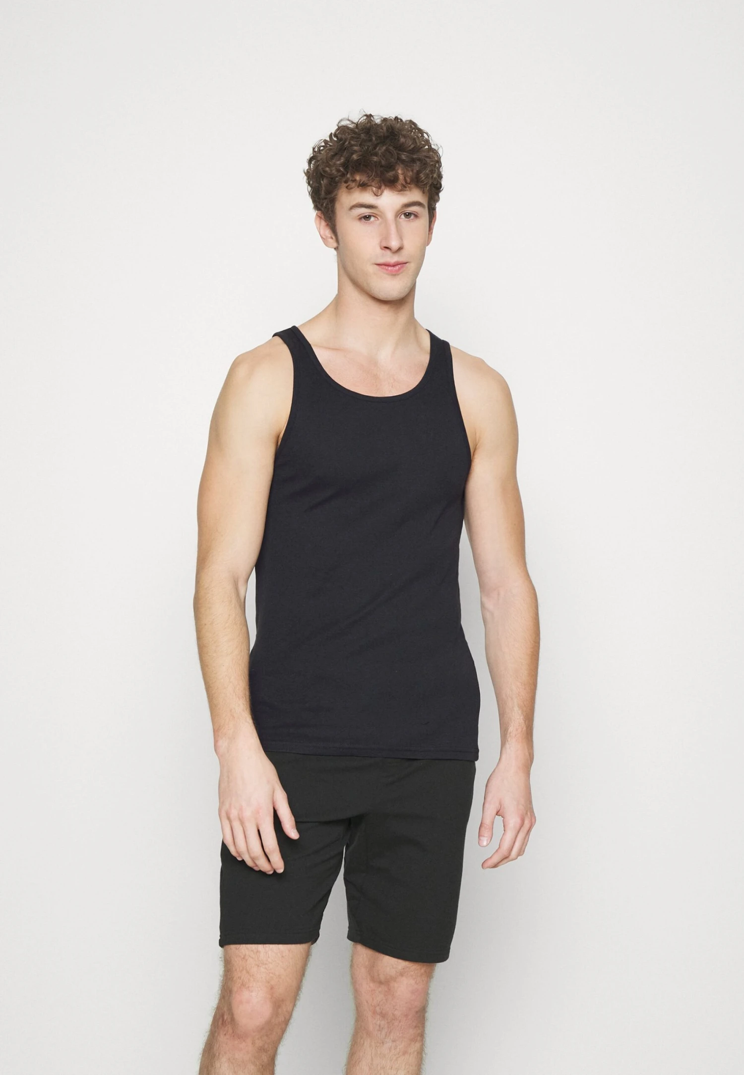 Pier One 5 Pack - Undershirt - Black 1 Pier One 5 Pack - Undershirt - Black