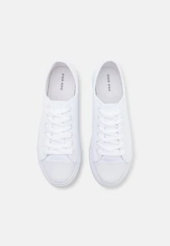 Pier One Unisex - Trainers - White -Boutique Fashion Men's Discount Store 2554e9f731ab485bb21884b4cded4dec