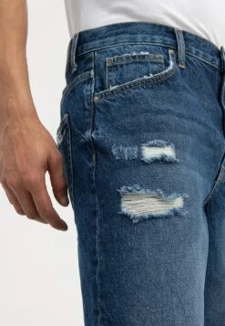 Pier One Denim Shorts - Dark Blue Denim -Boutique Fashion Men's Discount Store 276254a4979c4bad9439f125663ea190