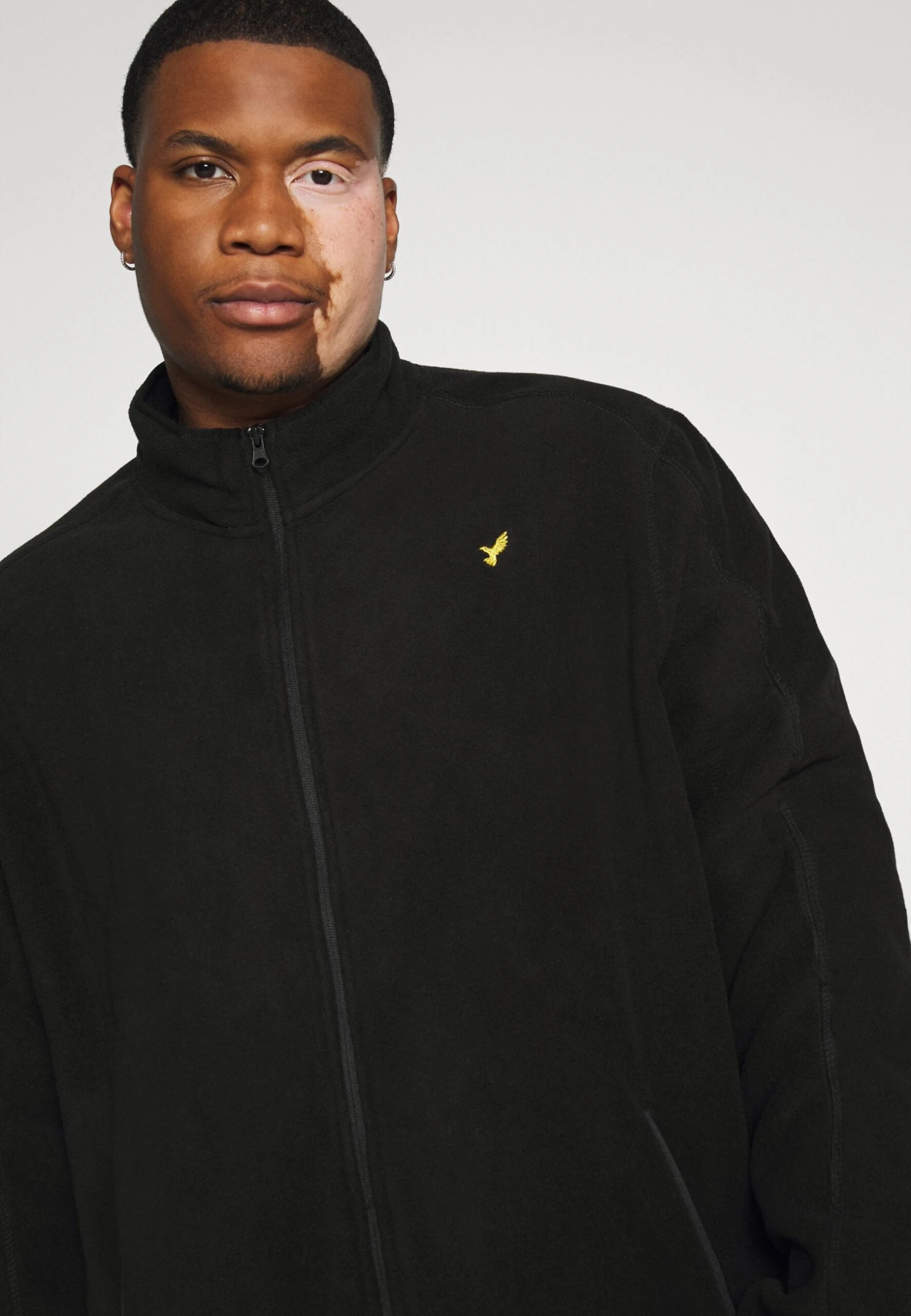 Pier One Fleece Jacket - Black 6 Pier One Fleece Jacket - Black - Image 6