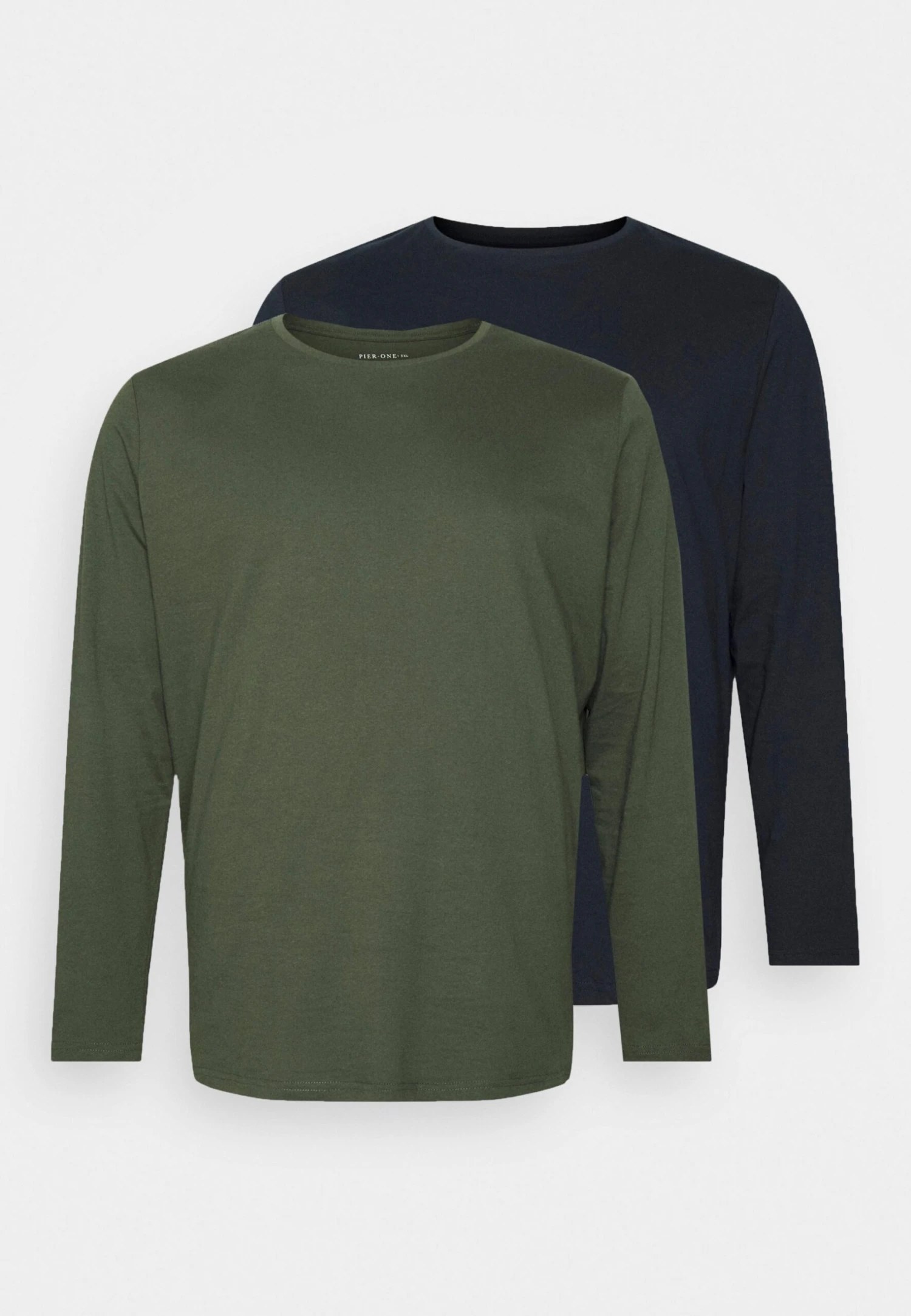 Pier One 2 Pack - Long Sleeved Top - Dark Green/Dark Blue 5 Pier One 2 Pack - Long Sleeved Top - Dark Green/Dark Blue - Image 5