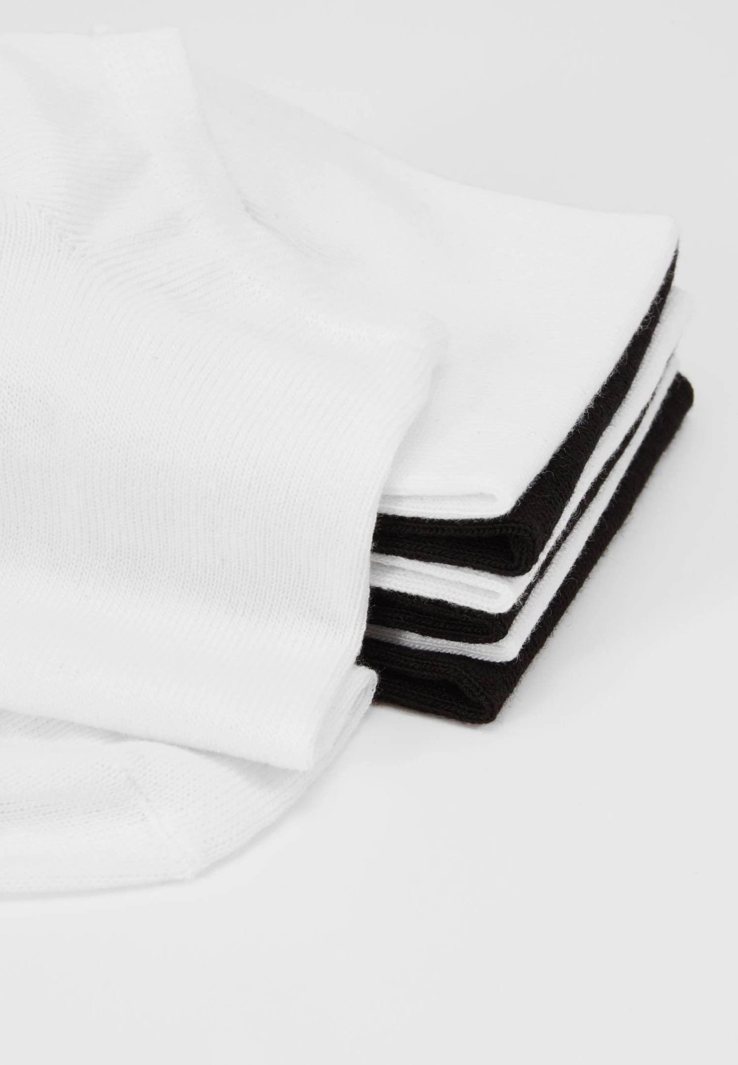 Pier One 7 Pack - Socks - White/Black 3 Pier One 7 Pack - Socks - White/Black - Image 3