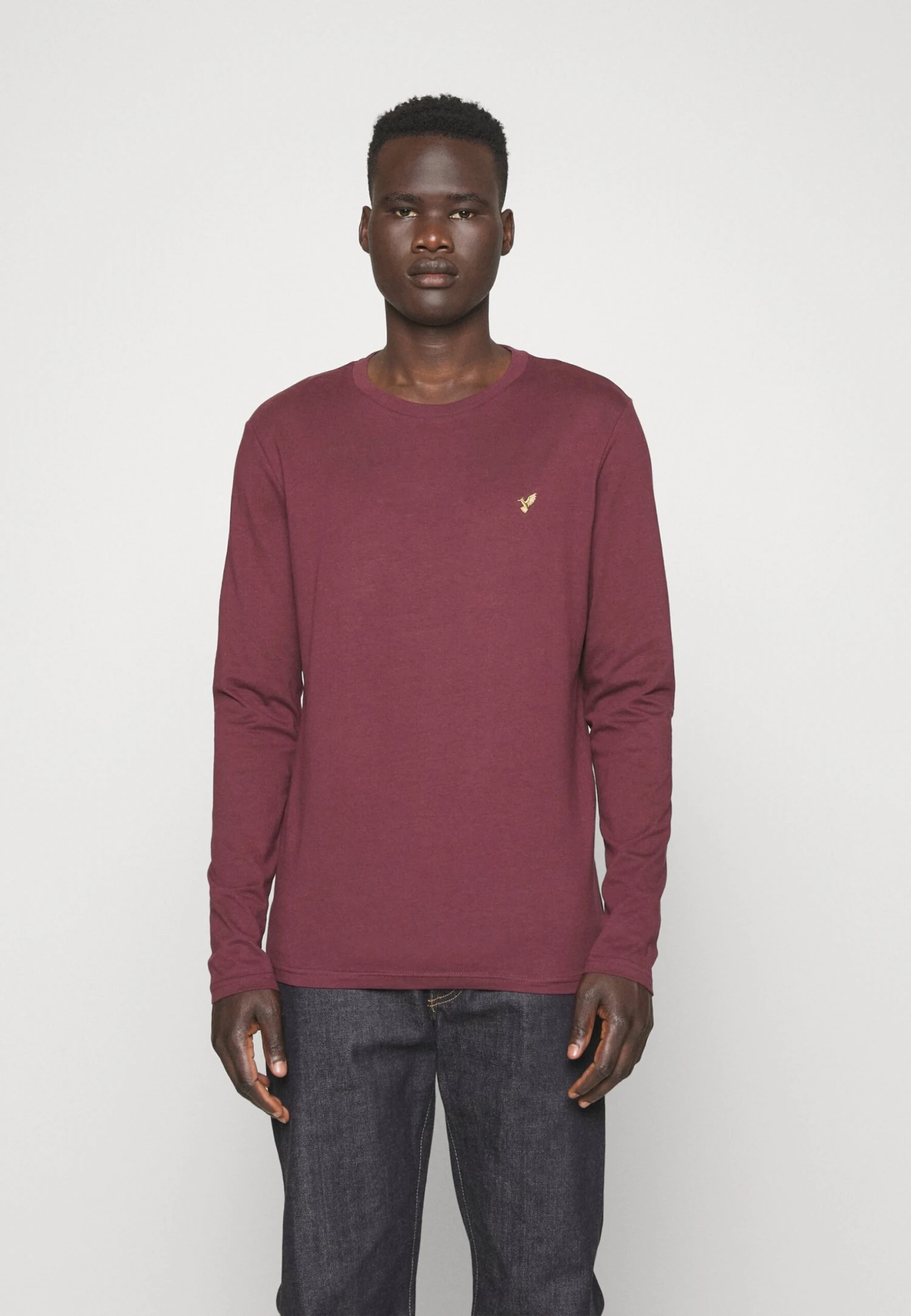 Pier One 3 Pack Unisex- Long Sleeved Top - White/Dark Blue/Bordeaux 4 Pier One 3 Pack Unisex- Long Sleeved Top - White/Dark Blue/Bordeaux - Image 4