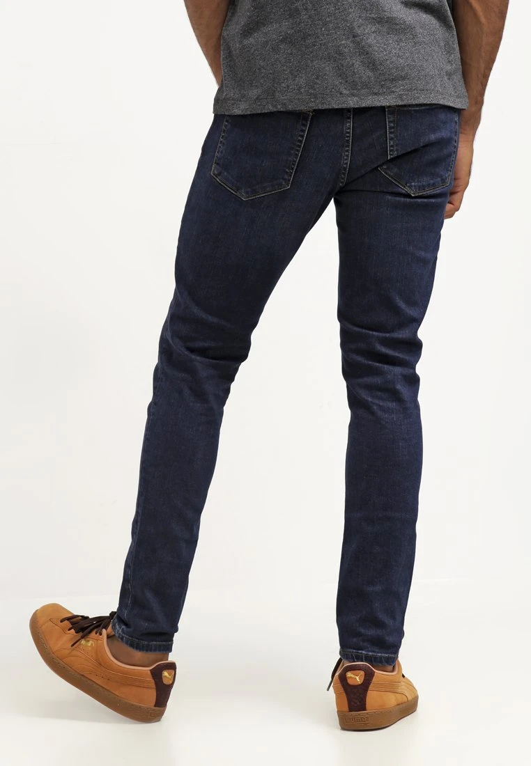 Pier One Slim Fit Jeans - Dark Blue Denim 3 Pier One Slim Fit Jeans - Dark Blue Denim - Image 3
