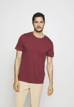 Pier One 5 Pack - Basic T-Shirt - White/Black/Bordeaux -Boutique Fashion Men's Discount Store 2fc714c658264236bc60bc890a8bf788