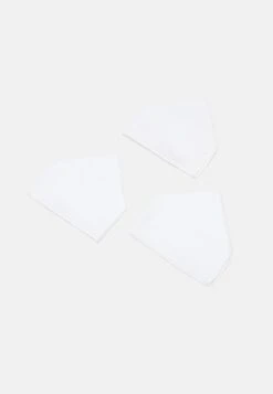 Pier One Cotton 3 Pack - Pocket Square - White