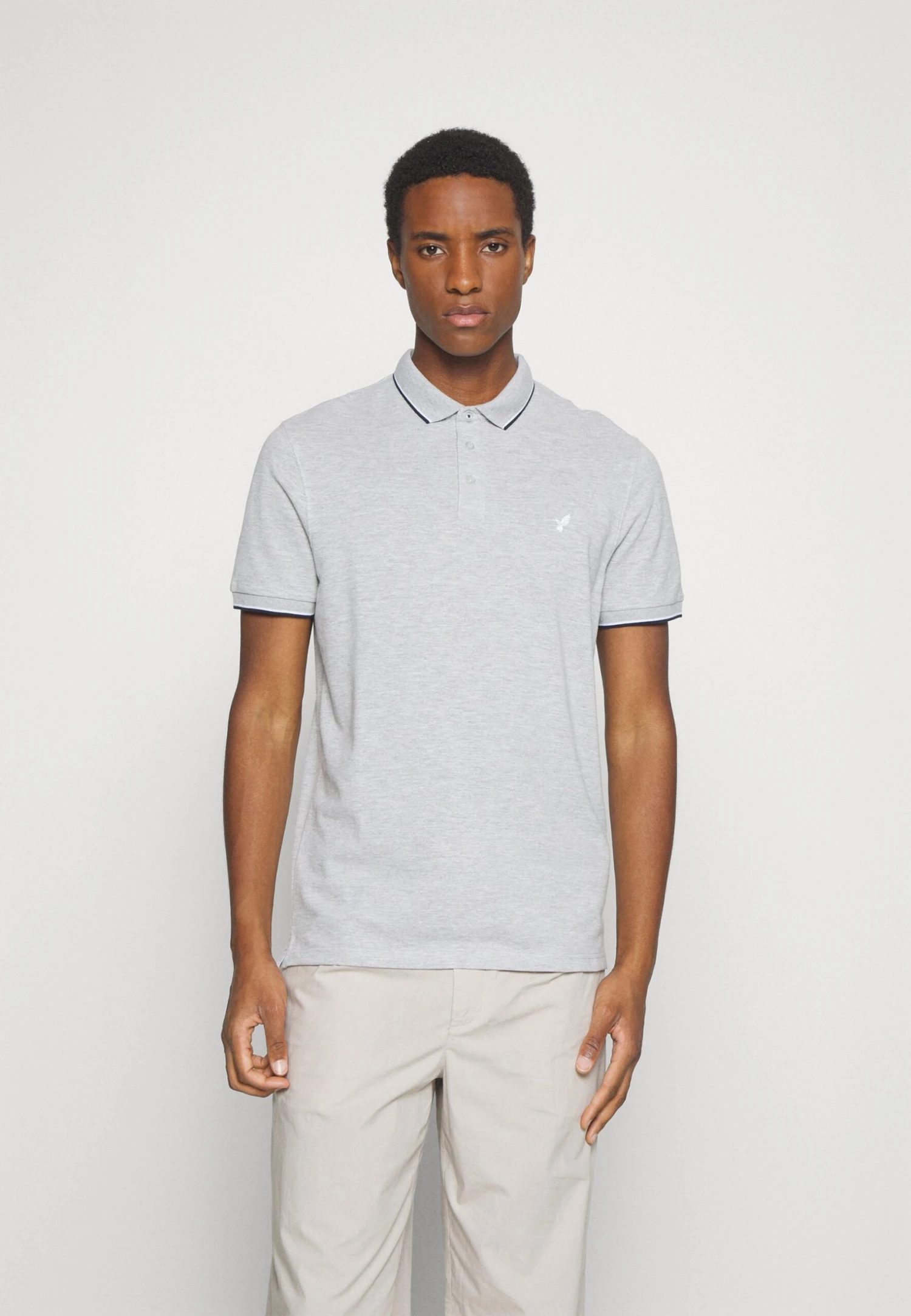 Pier One 2 Pack - Polo Shirt - Light Grey/Dark Blue 2 Pier One 2 Pack - Polo Shirt - Light Grey/Dark Blue - Image 2