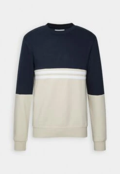 Pier One Sweatshirt - Blue/Grey -Boutique Fashion Men's Discount Store 37e4f32d6171485bb40fb23550127988