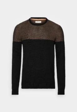 Pier One Jumper - Black/Brown