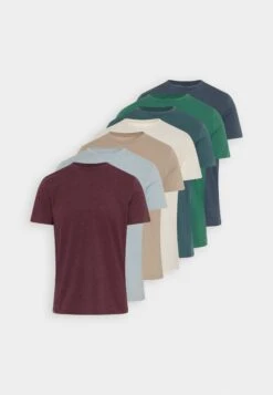 Pier One 7 Pack - Basic T-Shirt - Blue/Mottled Bordeaux/White 21 Pier One 7 Pack - Basic T-Shirt - Blue/Mottled Bordeaux/White -Boutique Fashion Men's Discount Store 40238aec486841c1aa91cee1f0bc607e