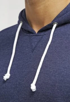 Pier One Hoodie - Dark Blue Melange -Boutique Fashion Men's Discount Store 40db15919563418295c2d401ba66ffcd