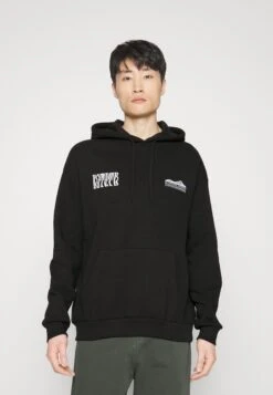 Pier One Wood Hoodie - Hoodie - Black