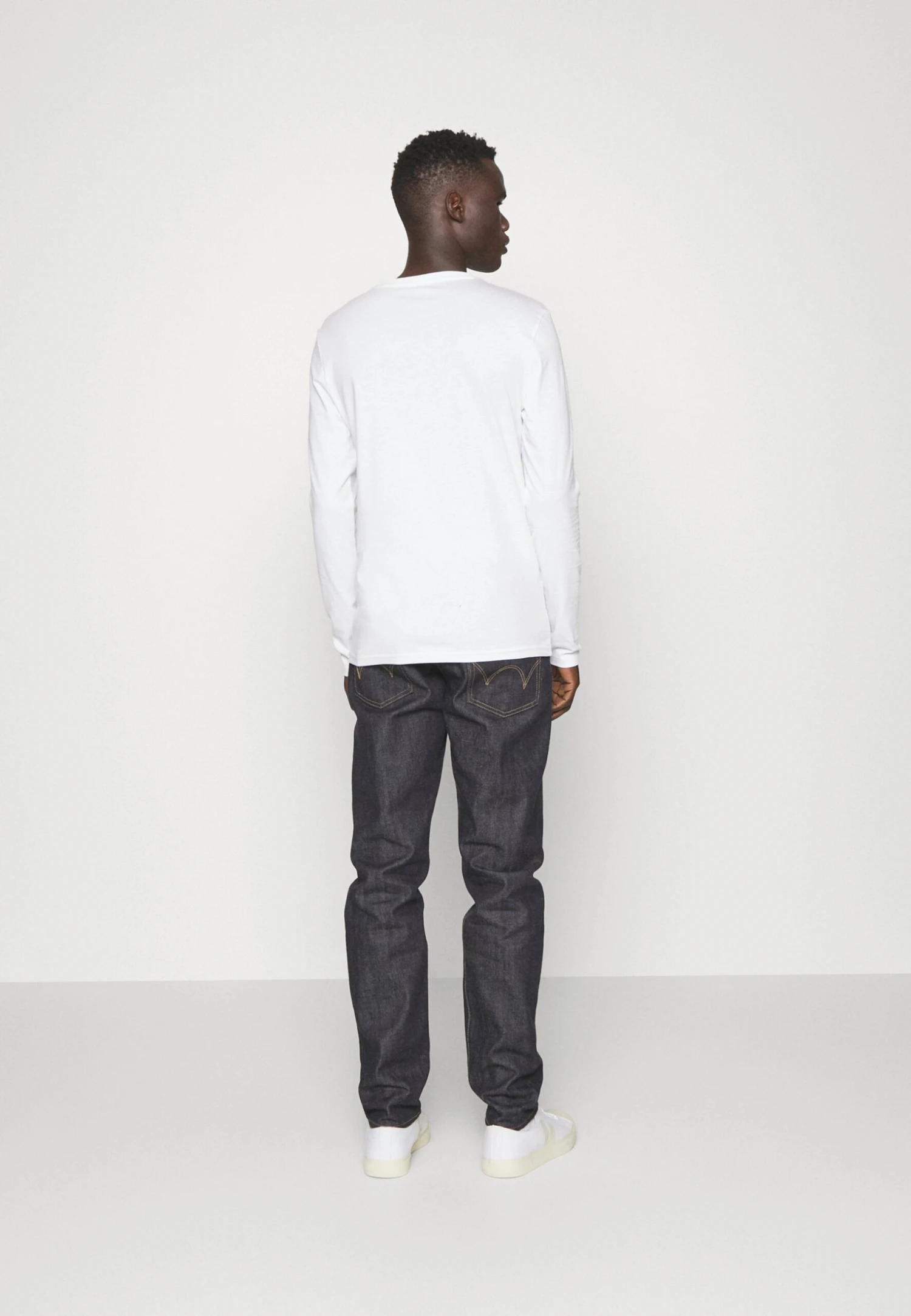 Pier One 3 Pack Unisex- Long Sleeved Top - White/Dark Blue/Bordeaux 3 Pier One 3 Pack Unisex- Long Sleeved Top - White/Dark Blue/Bordeaux - Image 3