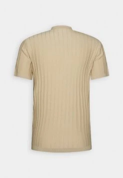 Pier One Print T-Shirt - Beige -Boutique Fashion Men's Discount Store 443087d908e44a52945f6acca166f876