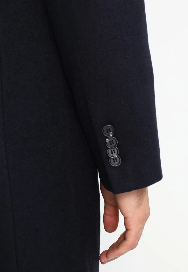 Pier One Classic Coat - Navy 6 Pier One Classic Coat - Navy - Image 6