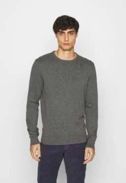 Pier One 2 Pack- Jumper - Dark Blue/Mottled Dark Grey -Boutique Fashion Men's Discount Store 45e7daf558a64a069d4c4cc5c39c264f