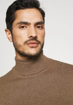 Pier One 2 Pack - Basic Turtleneck - Jumper - Black/Mottled Brown 11 Pier One 2 Pack - Basic Turtleneck - Jumper - Black/Mottled Brown -Boutique Fashion Men's Discount Store 464a7246994749cfb0161445cba5abaf