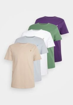 Pier One Unisex 5 Pack - Basic T-Shirt 12 Pier One Unisex 5 Pack - Basic T-Shirt -Boutique Fashion Men's Discount Store 4dab7af2179d4e539c84571a9836ad97