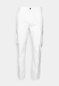Pier One Cuffed Skinny Trouser- Cargo Trousers - White 8 Pier One Cuffed Skinny Trouser- Cargo Trousers - White -Boutique Fashion Men's Discount Store 4e3aede249bc4129bbf969f1fa9be9f5