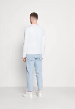 Pier One 5 Pack - Long Sleeved Top - White/Dark Blu/Grey -Boutique Fashion Men's Discount Store 501e285d599547fa8b3d97a7168757c4