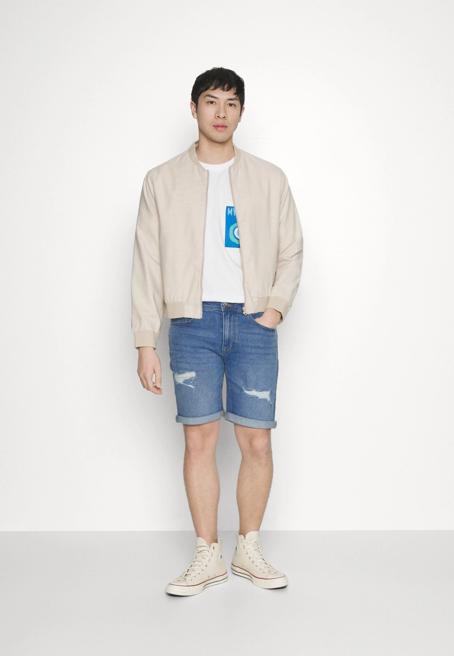 Pier One Denim Shorts - Blue Denim 2 Pier One Denim Shorts - Blue Denim - Image 2