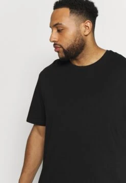 Pier One 2 Pack - Basic T-Shirt -Black -Boutique Fashion Men's Discount Store 534694f073cd4cafaa153bf3f6a29fa1