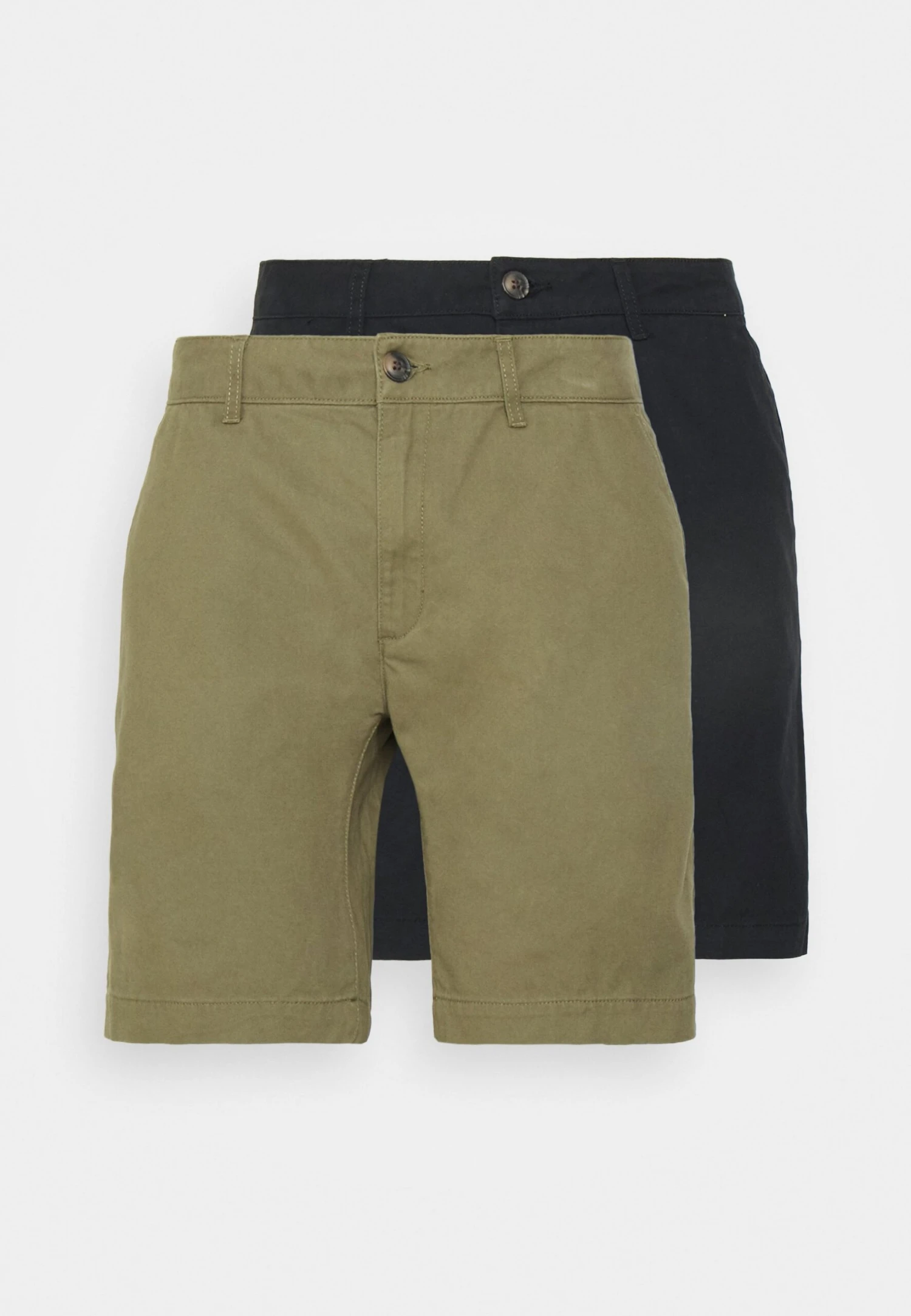 Pier One 2 Pack - Shorts - Black/Olive 10 Pier One 2 Pack - Shorts - Black/Olive - Image 10