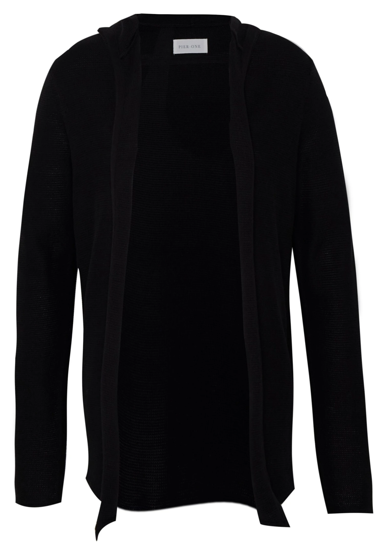Pier One Cardigan - Solid Black 4 Pier One Cardigan - Solid Black - Image 4