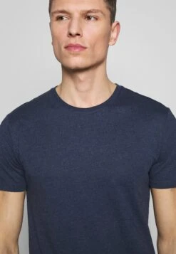 Pier One 5 Pack - Basic T-Shirt - Black/White/Blue -Boutique Fashion Men's Discount Store 5942da217f9a4409a4d83eb5f96f75d2