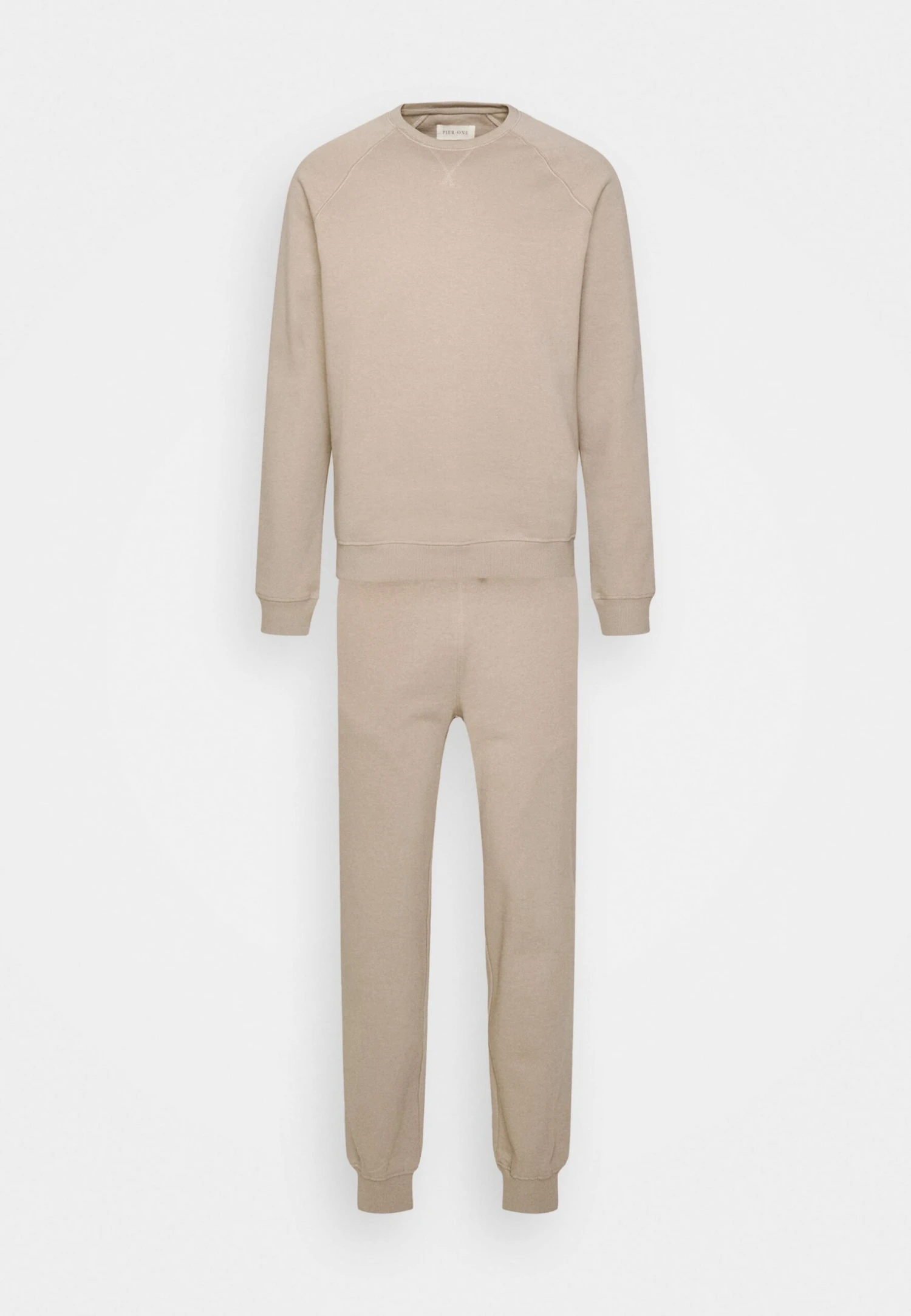 Pier One Set - Sweatshirt - Tan 1 Pier One Set - Sweatshirt - Tan