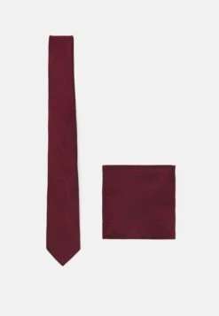 Pier One Set - Pocket Square - Bordeaux