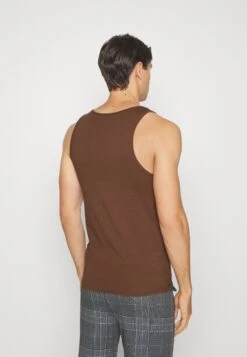 Pier One 3Pck Skin Tone Rib Vest- Undershirt - Brown -Boutique Fashion Men's Discount Store 61977ddd0362474c88ba6c1c78453562